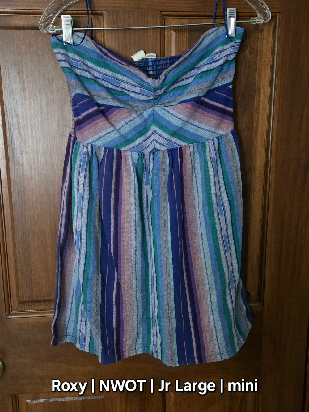 NWOT Roxy Strapless Mini Dress
